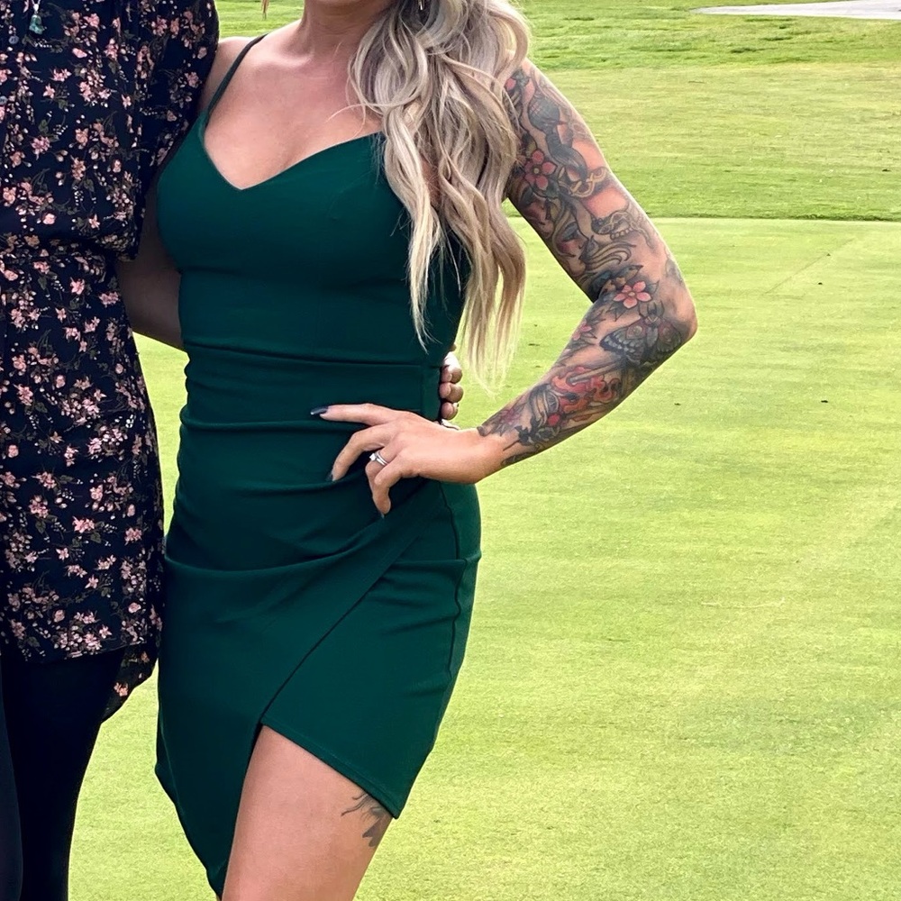 Emerald Sundae Green mini Dress